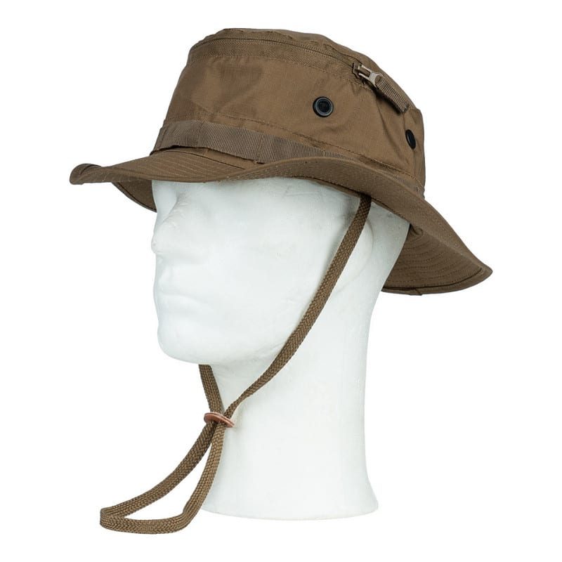 Safe and ready Bush hat brown 01