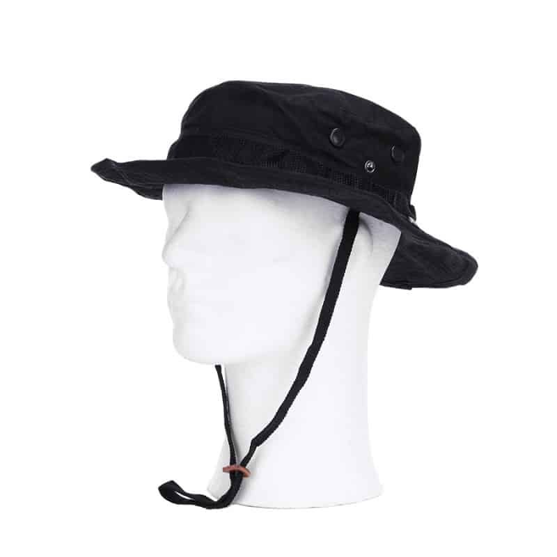safe and ready bush hat black 01